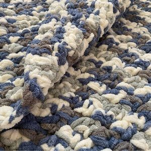 Hand crochet baby blanket, boots and hat